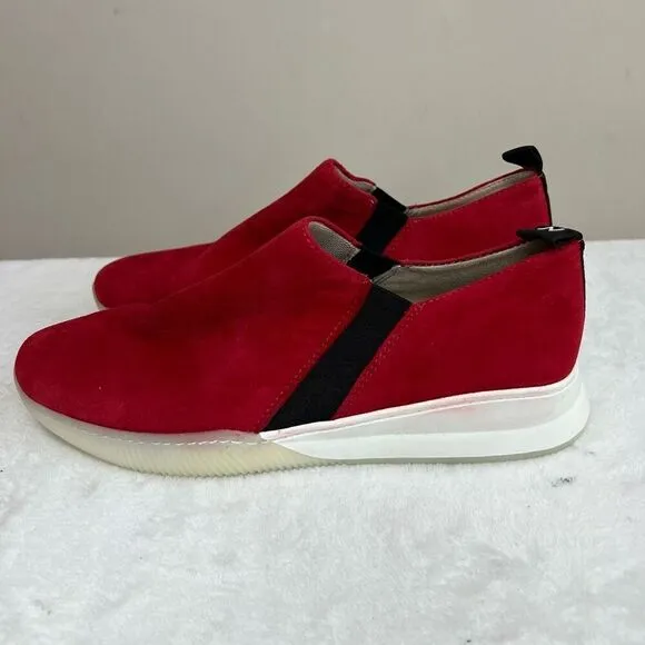 Naturalizer Red Untold Slip On Sneakers 9 Women NEW