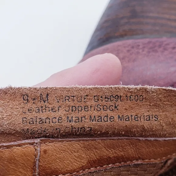 Naya Virtue Distressed Leather Ankle Boots Buckle Anthropologie Size 9.5