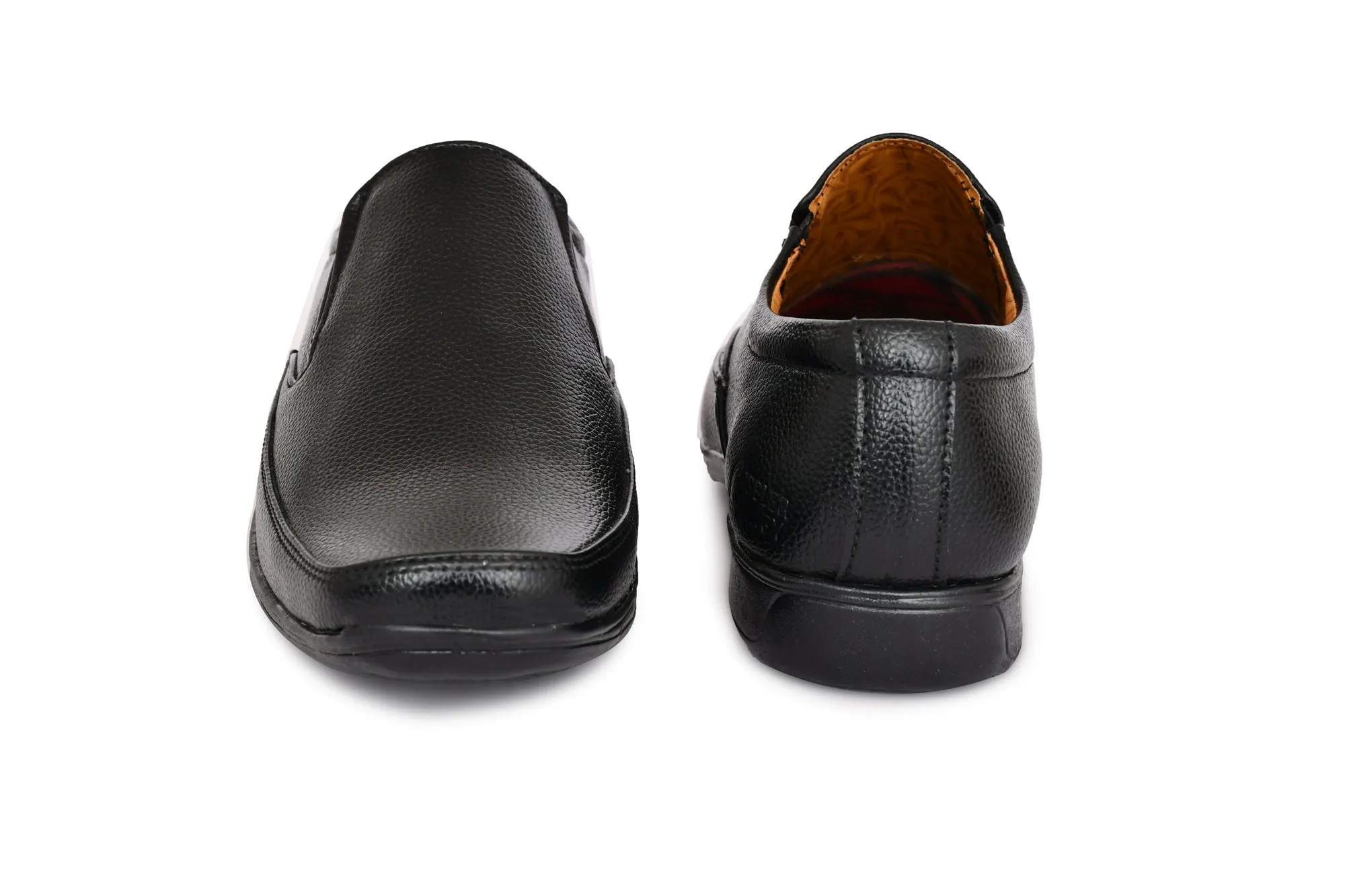 Neat Slit Clean Look Moccasins for Men  Black