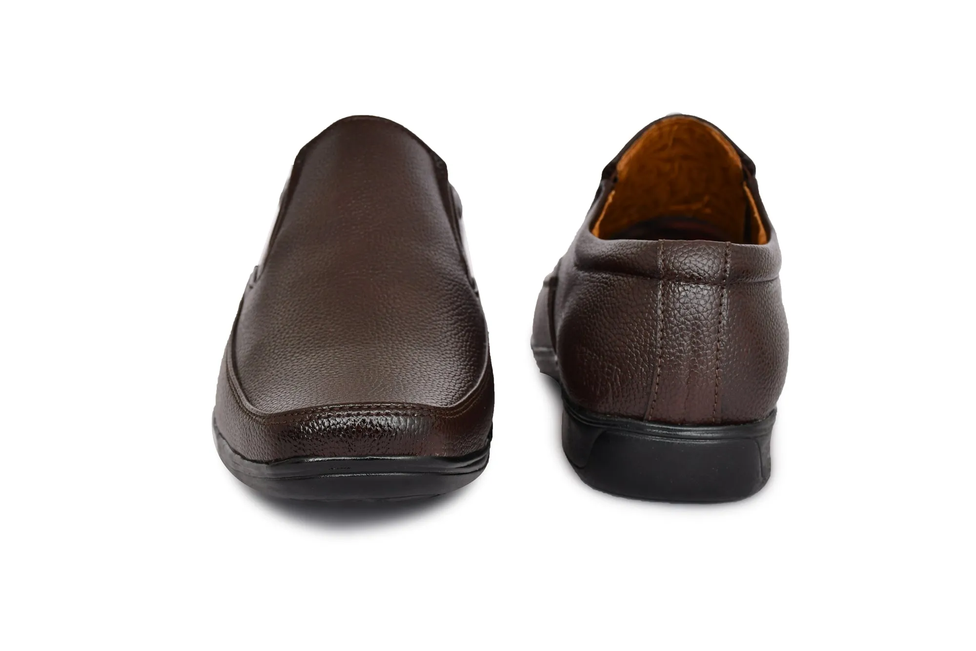 Neat Slit Clean Look Moccasins for Men  Coffee