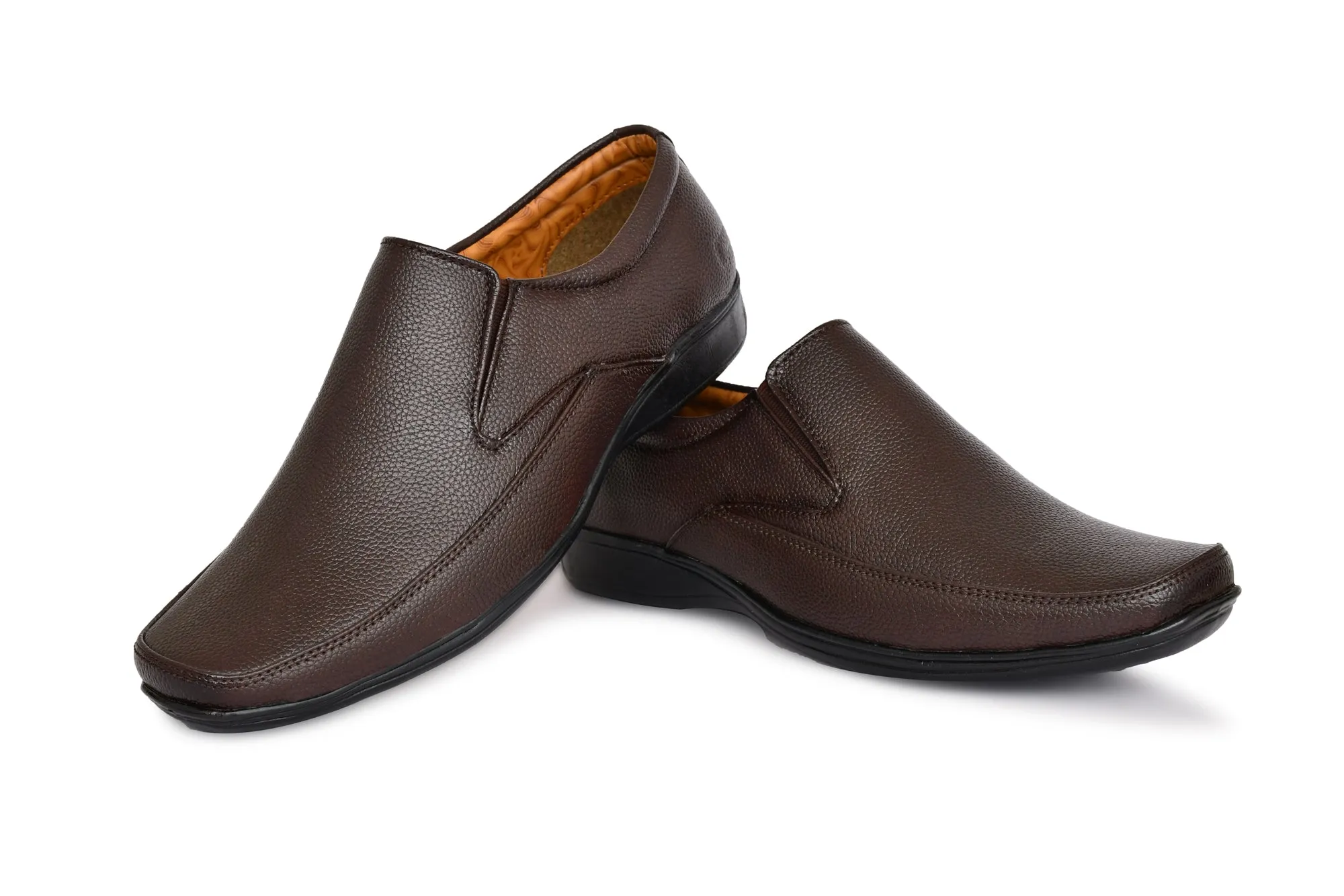 Neat Slit Clean Look Moccasins for Men  Coffee