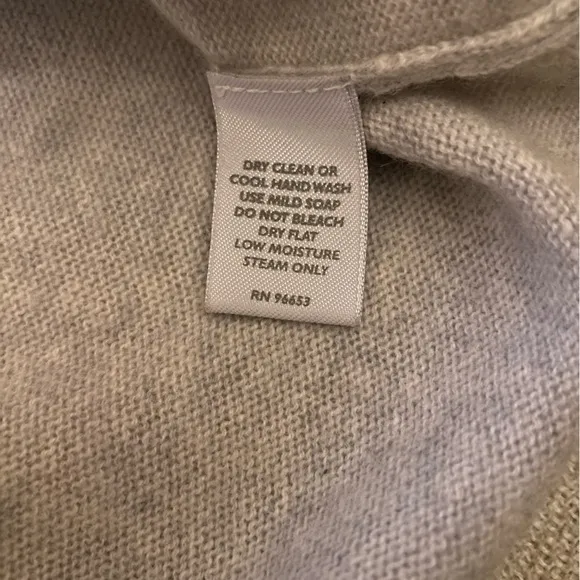 Neiman Marcus Christoper Fischer Boat Neck Gray Cashmere Sweater Bell Sleeve XS