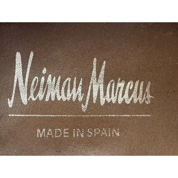 Neiman Marcus Genuine Lizard Men’s Brown Oxford Shoes - Men’s Size 12