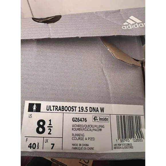 NEW Adidas Ultraboost 19.5 DNA Women's Shoes Size 8.5 Wonder Red Silver GZ6476