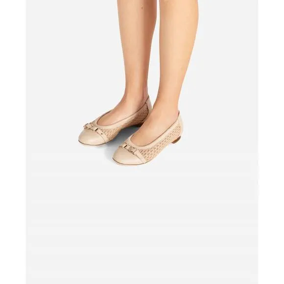 NEW AGL women's monia ballet flat in nude