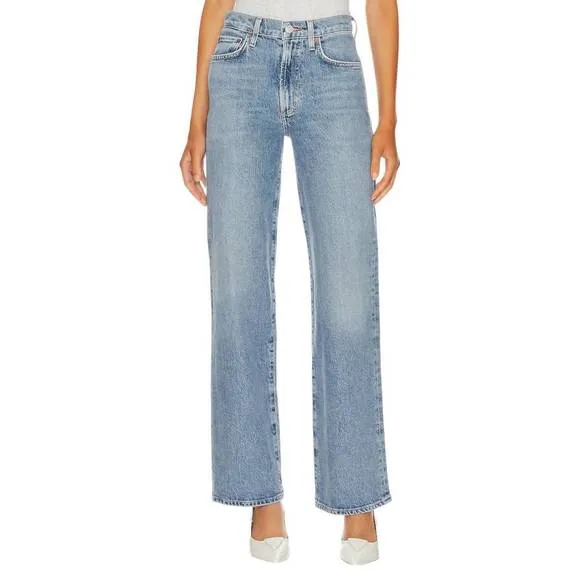 NEW AGOLDE harper straight jeans in formation