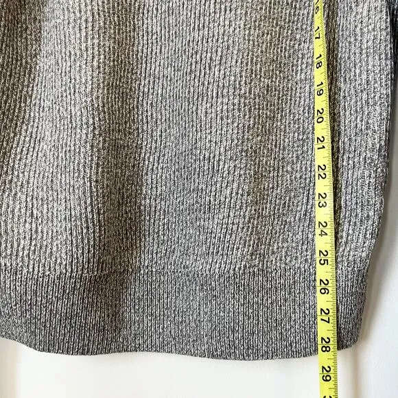NEW AYR The Sloop Merino Wool Sweater Fuzzy RV Gray Heather Mens XL Minimalist