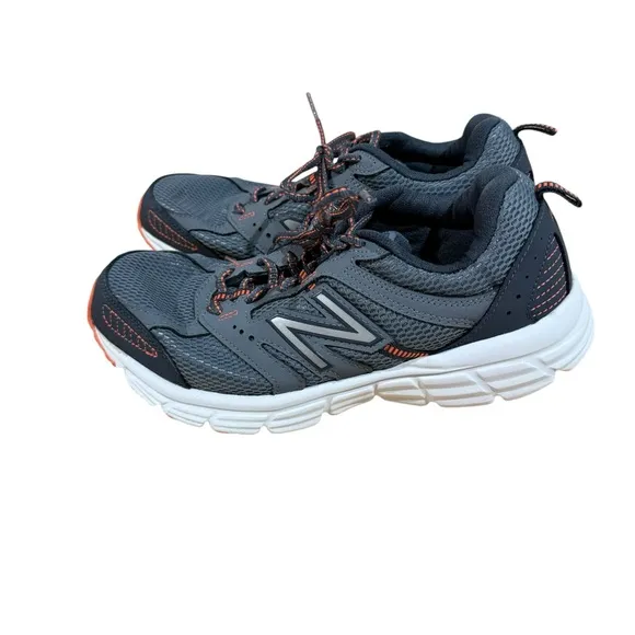 New Balance 430 V1 Running Shoes Gray and Orange Size 8.5