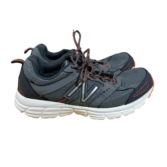 New Balance 430 V1 Running Shoes Gray and Orange Size 8.5