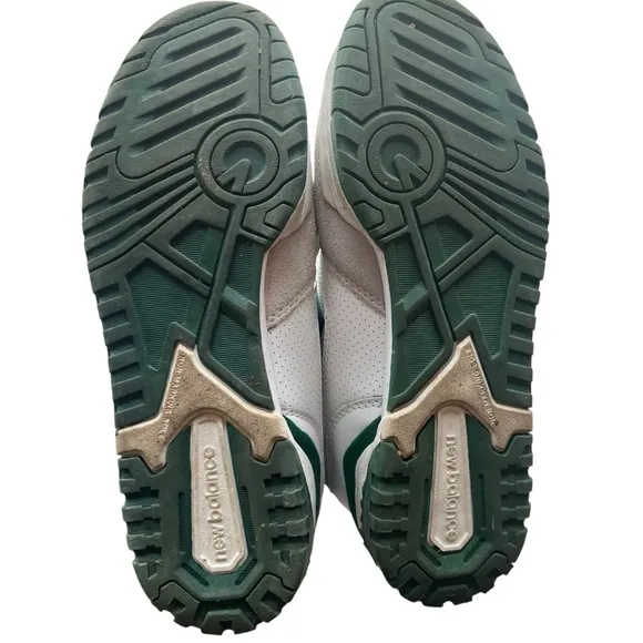 New Balance 550 Men's White and Green Sneakers