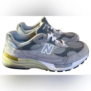 New Balance 992 Womens 8.5 Made in USA W992GL Gray Sneakers