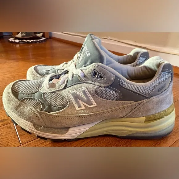 New Balance 992 Womens 8.5 Made in USA W992GL Gray Sneakers
