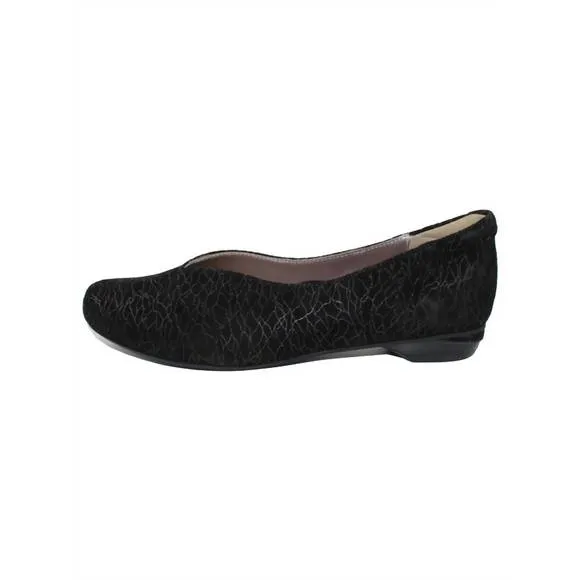 NEW BELLA COMFORTO women's emma slip-on shoes in black/pattern