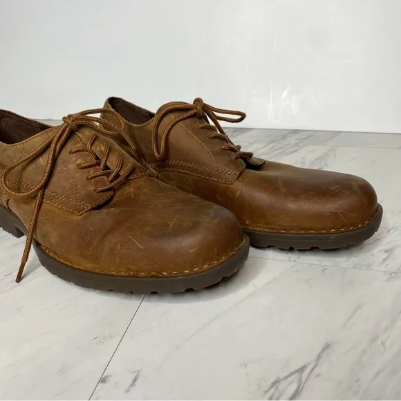 New! Born Briggs Brown Lace Up Oxford Shoe 10 1/2 M