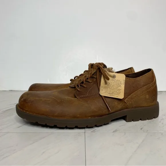 New! Born Briggs Brown Lace Up Oxford Shoe 10 1/2 M