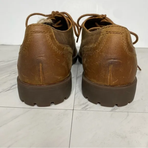 New! Born Briggs Brown Lace Up Oxford Shoe 10 1/2 M