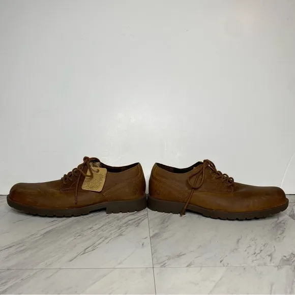 New! Born Briggs Brown Lace Up Oxford Shoe 10 1/2 M