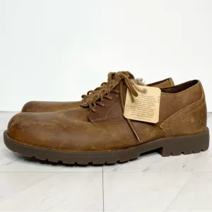 New! Born Briggs Brown Lace Up Oxford Shoe 10 1/2 M