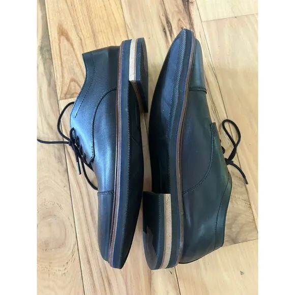 NEW Bostonian Black  Dezmin Plain Toe Dress Shoes Size 8 M NWOT