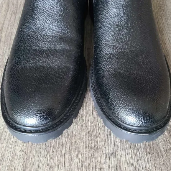 New Calvin Klein Boots, Men's Boots, Faux Leather, Black Boots