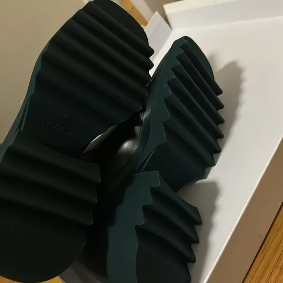 New CHLOÉGreen Betty Rain Boots