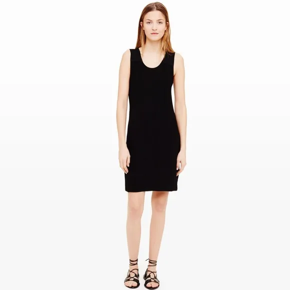 NEW Club Monaco Black Sleeveless Knit Dress