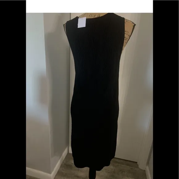 NEW Club Monaco Black Sleeveless Knit Dress