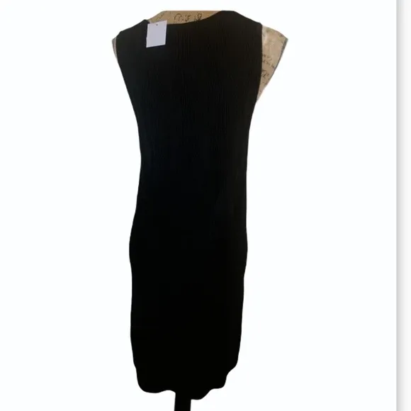 NEW Club Monaco Black Sleeveless Knit Dress