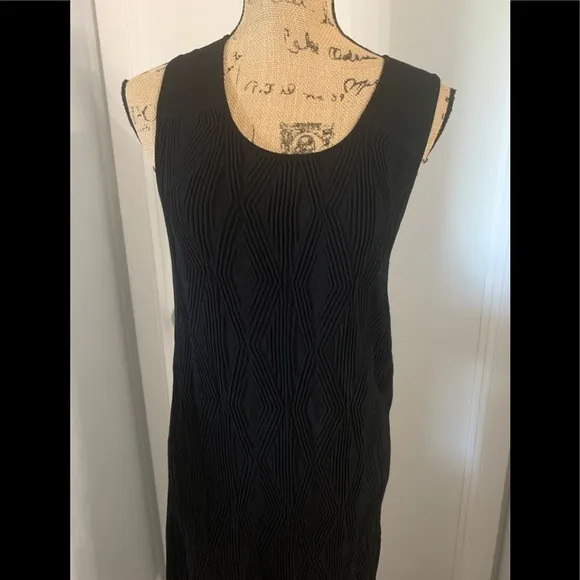 NEW Club Monaco Black Sleeveless Knit Dress