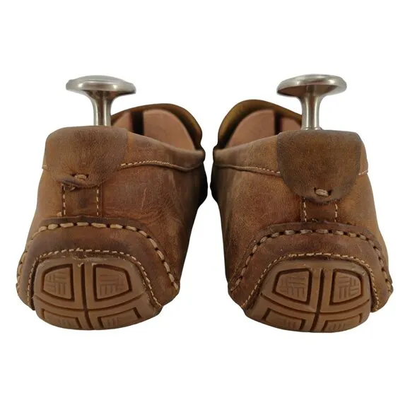 NEW Cole Haan Brown Leather Venetian Driving Loafers Mens 13M Dress Casual Shoes
