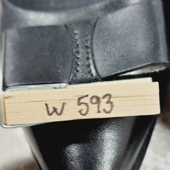 NEW Cole Haan Zerogrand Bow Skimmer Black Leather Slip On Pointy Toe Flats W593