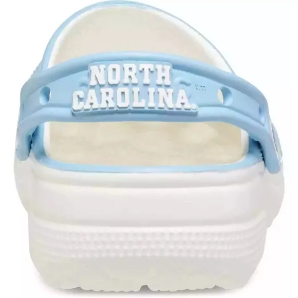 NEW [CROCS] UNC University of North Carolina Classic Crocs Unisex Sz W10/M8