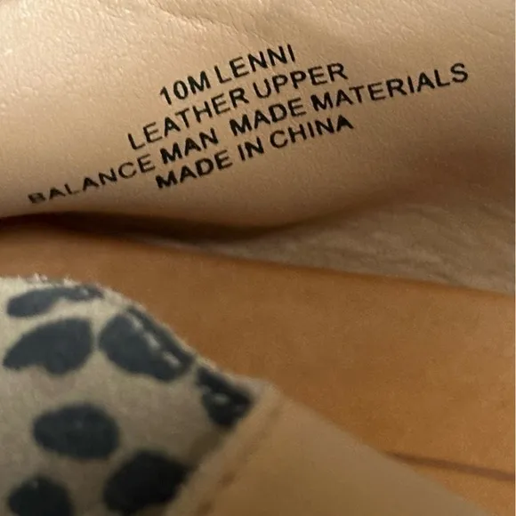 NEW Dolce Vita Leather Cheetah Lenni Open-Toe Wrap Wedge Sandals - Women’s 10