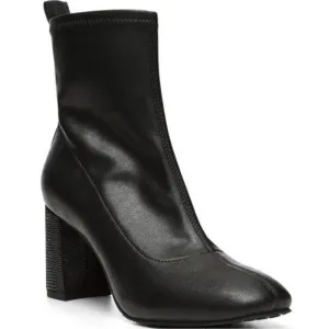 NEW Donald J‎ Pliner Cattie Black Nappa Stretch Leather Boot Size 10 Reg $258