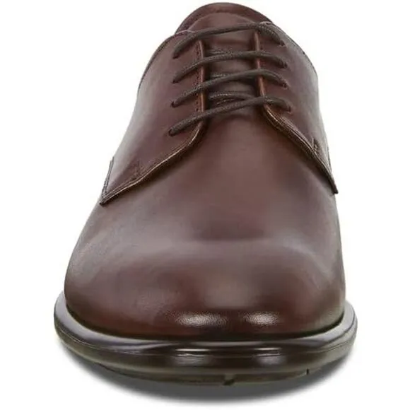 New ECCO Men's CITYTRAY Plain Toe Tie Oxford, Brown (COGNAC), 8 US medium