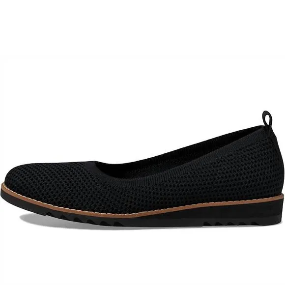 NEW EILEEN FISHER women's etta flats in midnight
