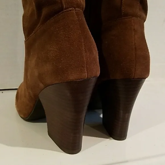 NEW - FARYLROBIN PLUME SUEDE LEATHER BOOTS