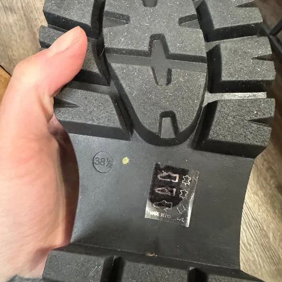 NEW Free People Black Leather Platform Boots