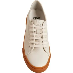 new Frye Gia Low Lace Sneakers  Ivory Leather  252