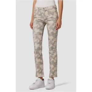NEW HUDSON nico mid-rise straight jean in peyote camo