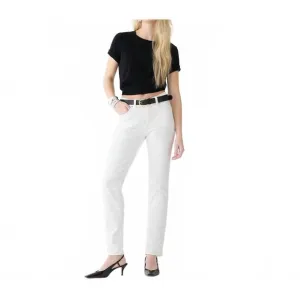NEW J.CREW 9&quot; vintage slim-straight jean in white wash