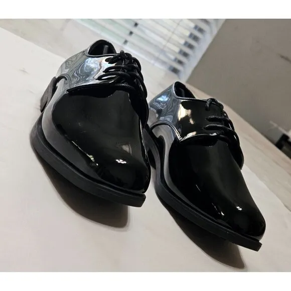 New Joseph &amp; Feiss Men's Black Wedding Formal Tuxedo Dress Shoes NWT