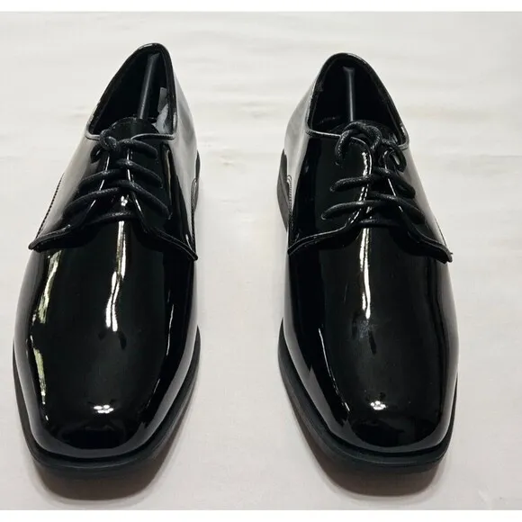 New Joseph &amp; Feiss Men's Black Wedding Formal Tuxedo Dress Shoes NWT
