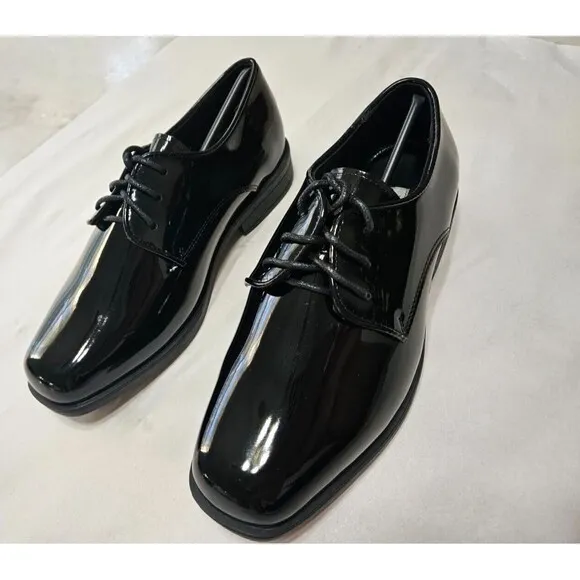 New Joseph &amp; Feiss Men's Black Wedding Formal Tuxedo Dress Shoes NWT