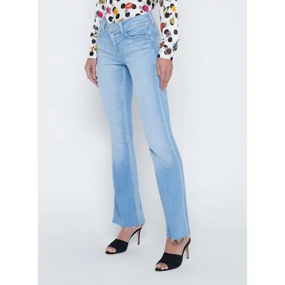 NEW L'AGENCE sneeki sneaker jeans in olympia