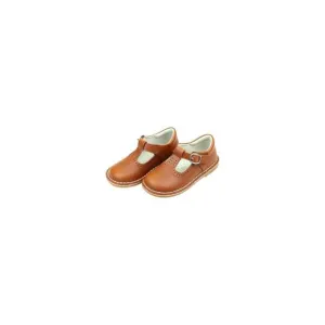 NEW L'AMOUR girl's frances t-strap mary jane shoes in chestnut