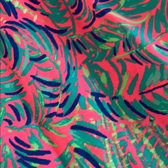New Lilly Pulitzer tank top ruffle dress pink S