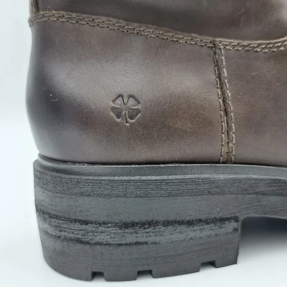 NEW Lucky Brand Cheviss Biker Boots, Dark Brown, Women's 5.5M