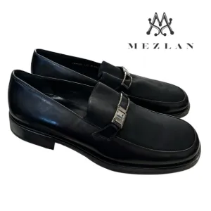 New Mezlan Termel Black Leather Slip-on Men's Dress Shoes Loafers 11.5  11.5M