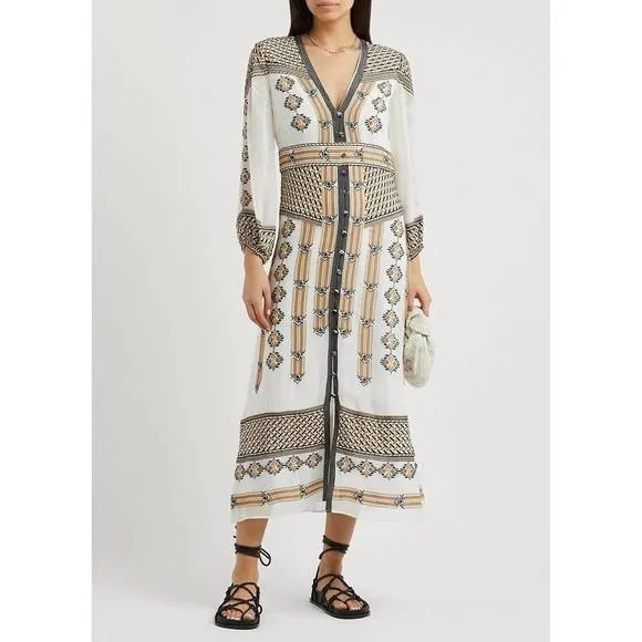 NEW NWT Veronica Beard Julianna Embroidered Dress $698 Size 6